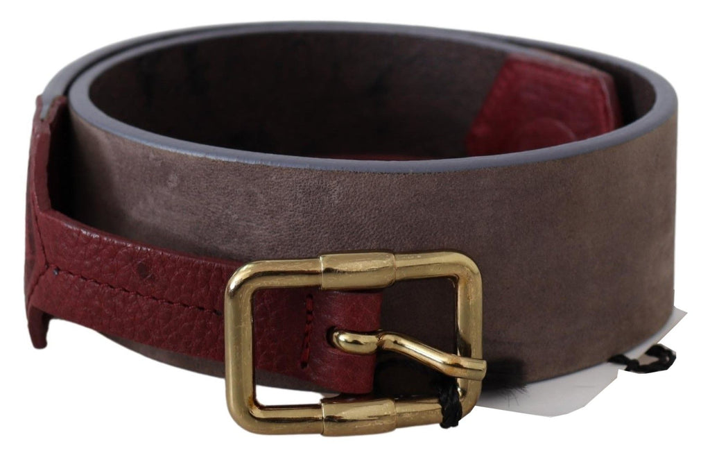 Ceinture GF Ferre marron en cuir