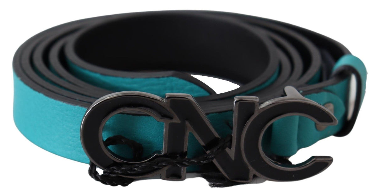Ceinture Costume National bleue en cuir
