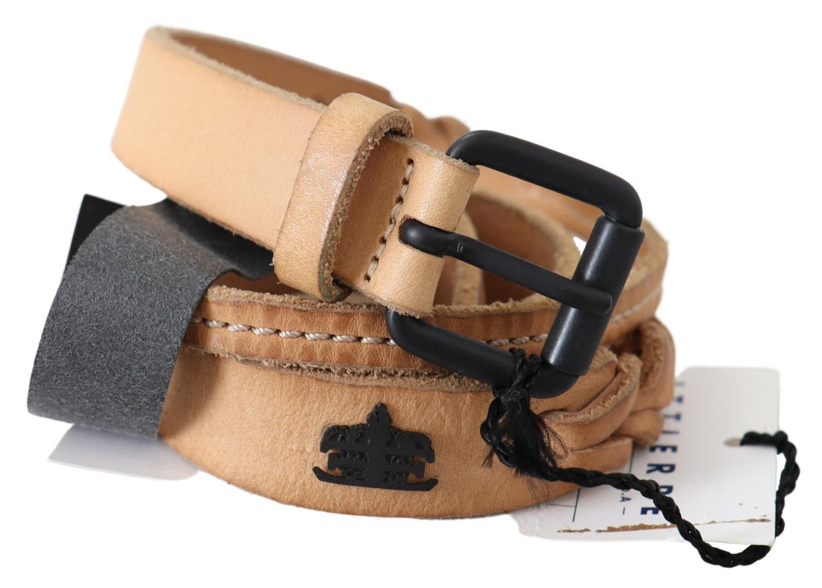 Ceinture Scervino Street noire en cuir