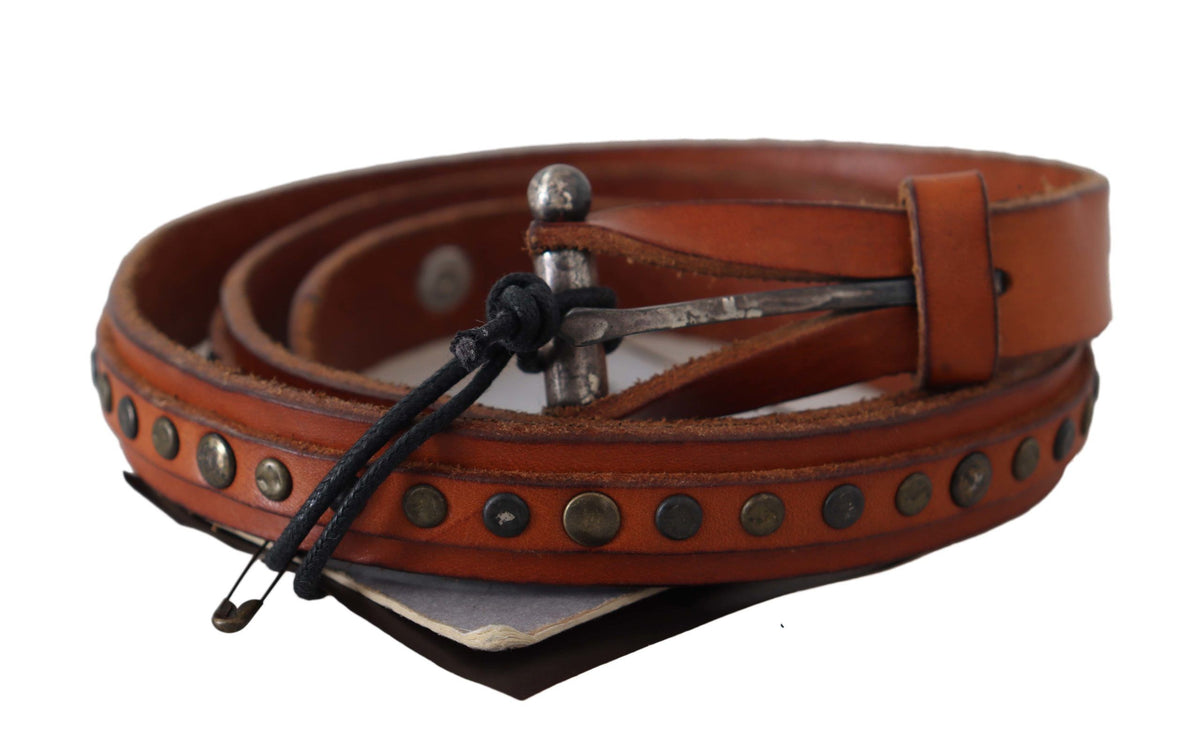 Ceinture Scervino Street marron en cuir