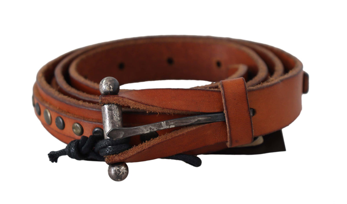 Ceinture Scervino Street marron en cuir