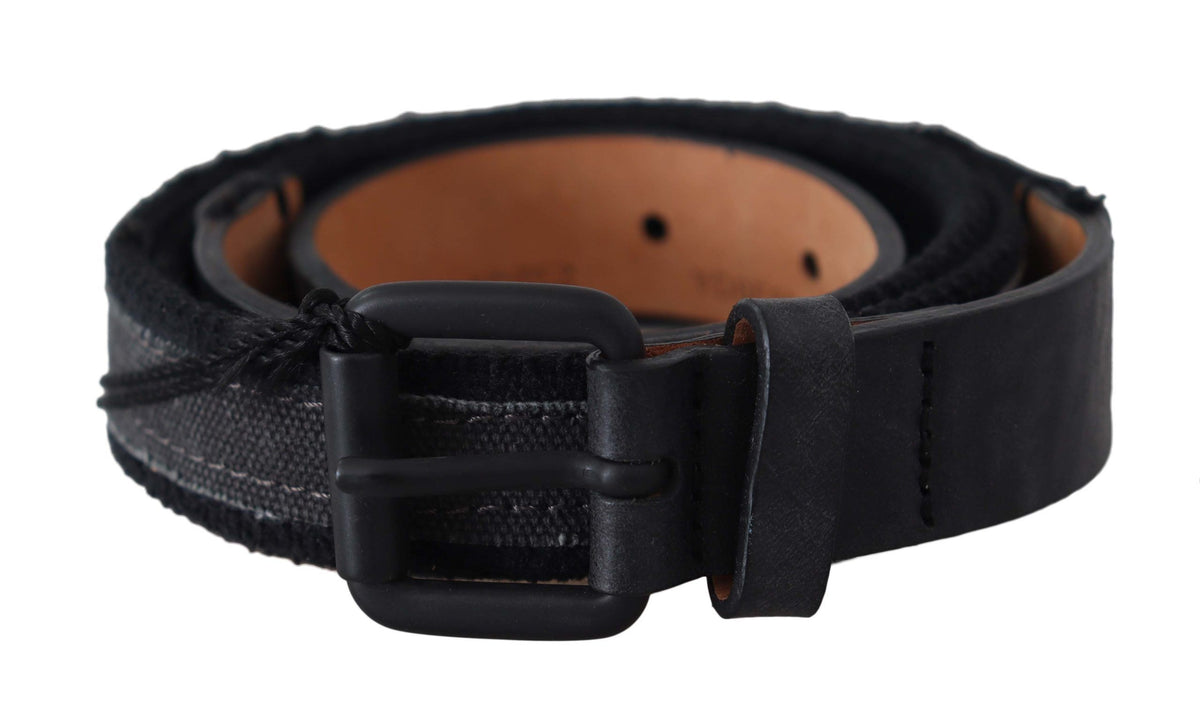 Pièce de créateur Ermanno Scervino noire en cuir
