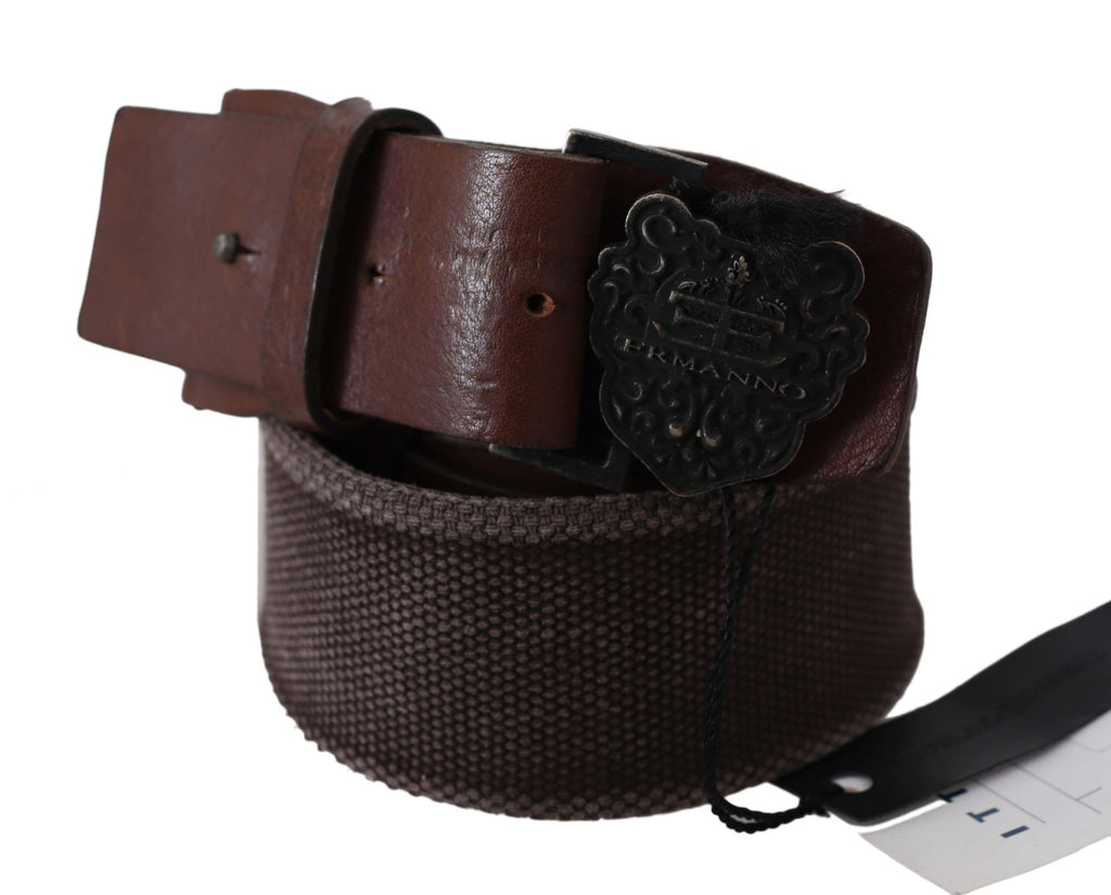Ceinture Ermanno Scervino marron en cuir
