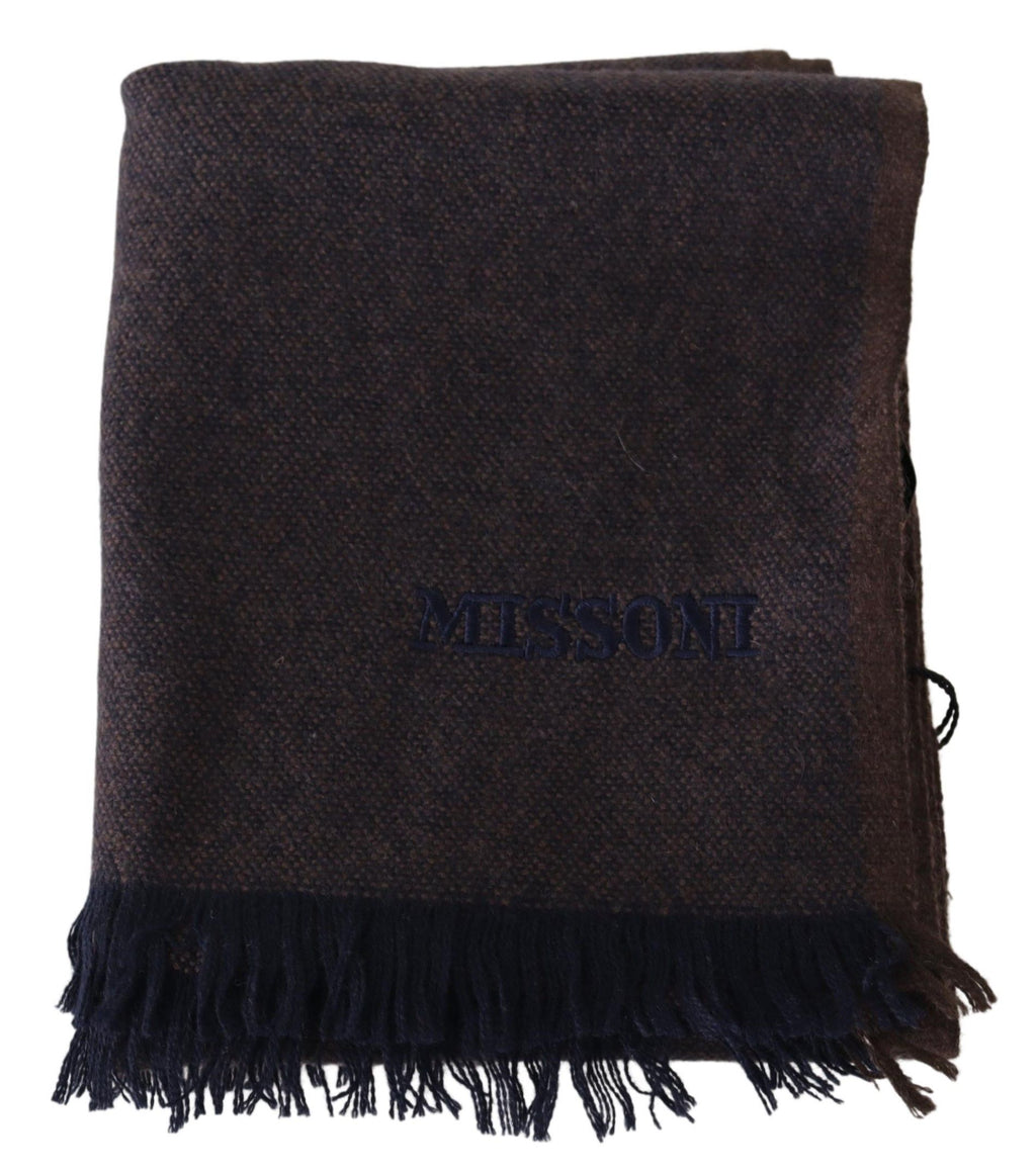 Écharpe Missoni marron en 100 % cachemire