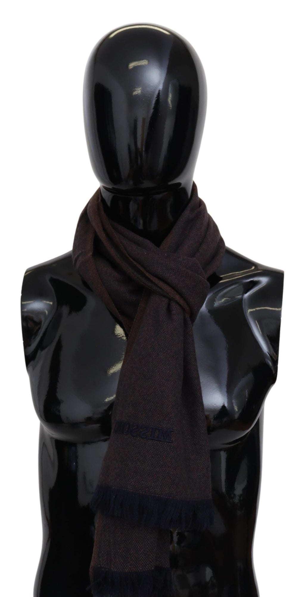 Écharpe Missoni marron en 100 % cachemire