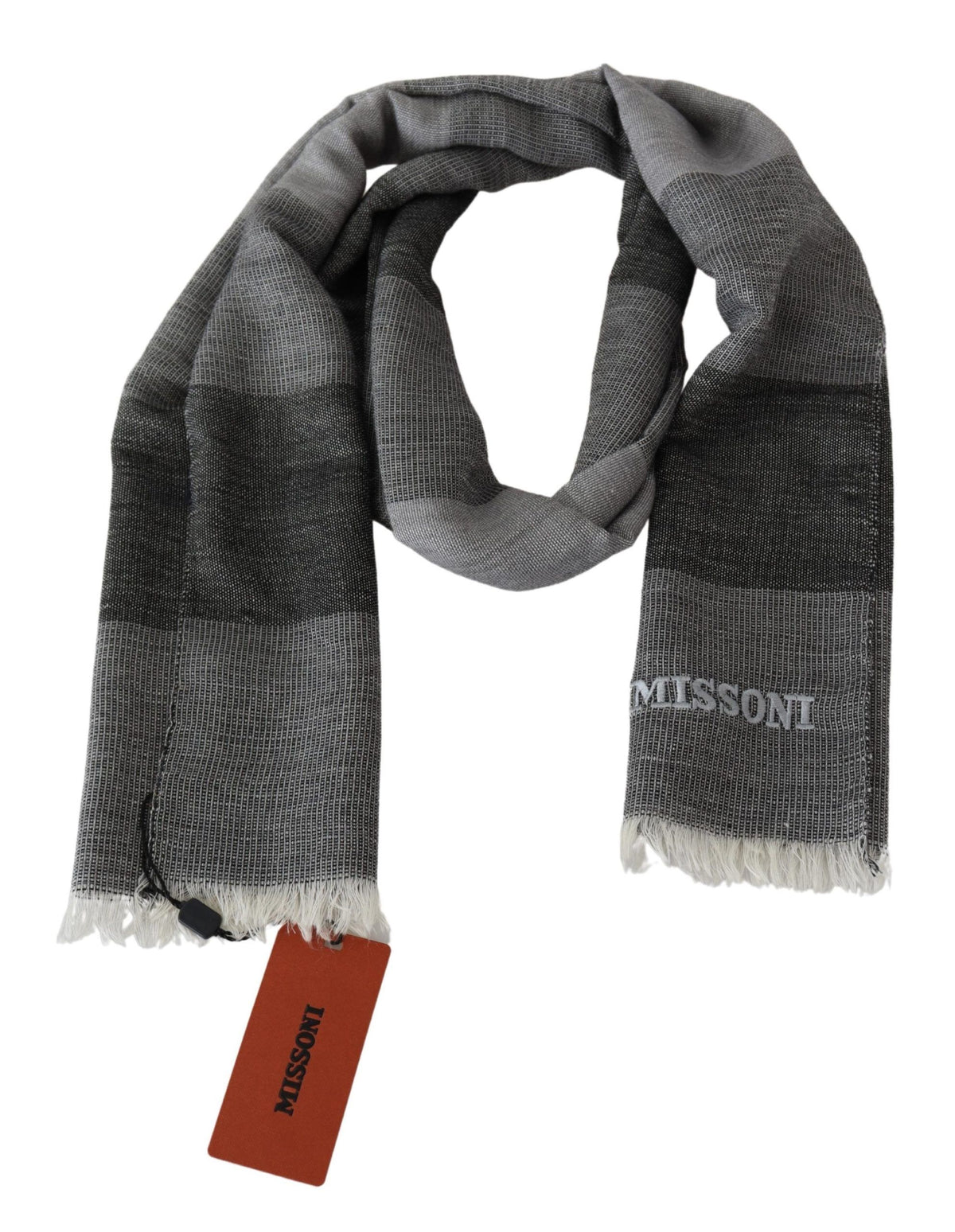 Écharpe Missoni grise en laine
