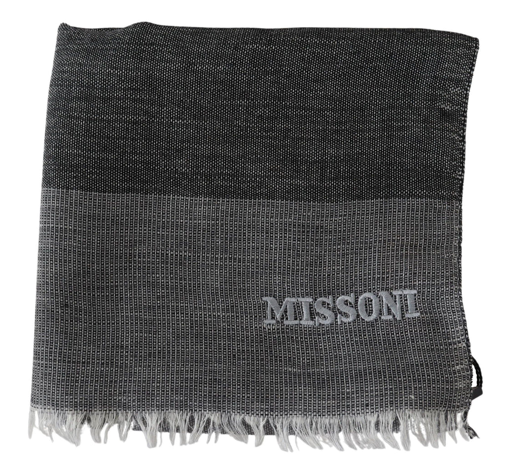 Écharpe Missoni grise en laine
