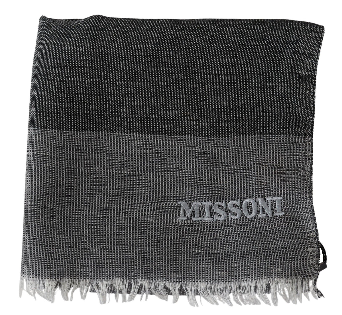 Écharpe Missoni grise en laine