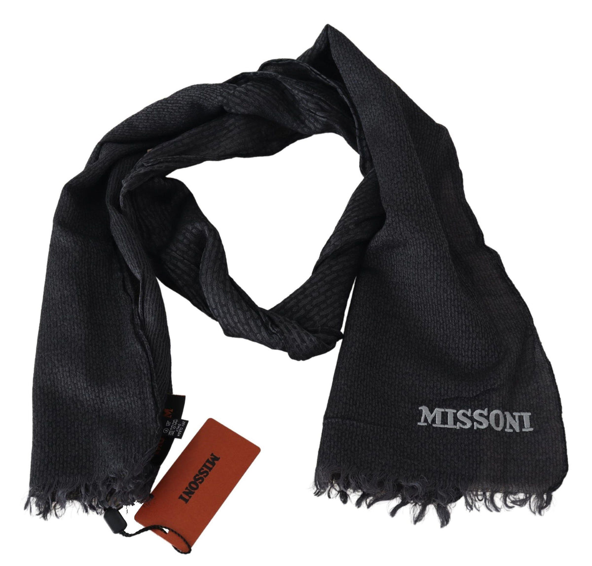 Écharpe Missoni noire en laine
