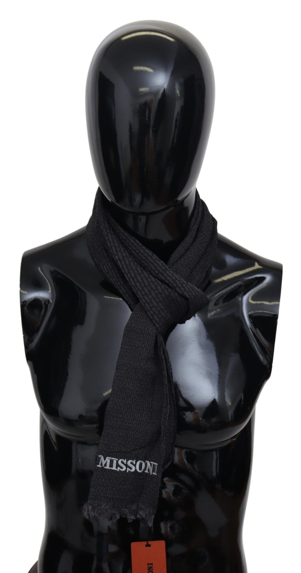 Écharpe Missoni noire en laine