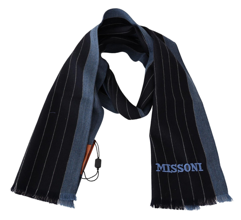 Écharpe Missoni noire en laine
