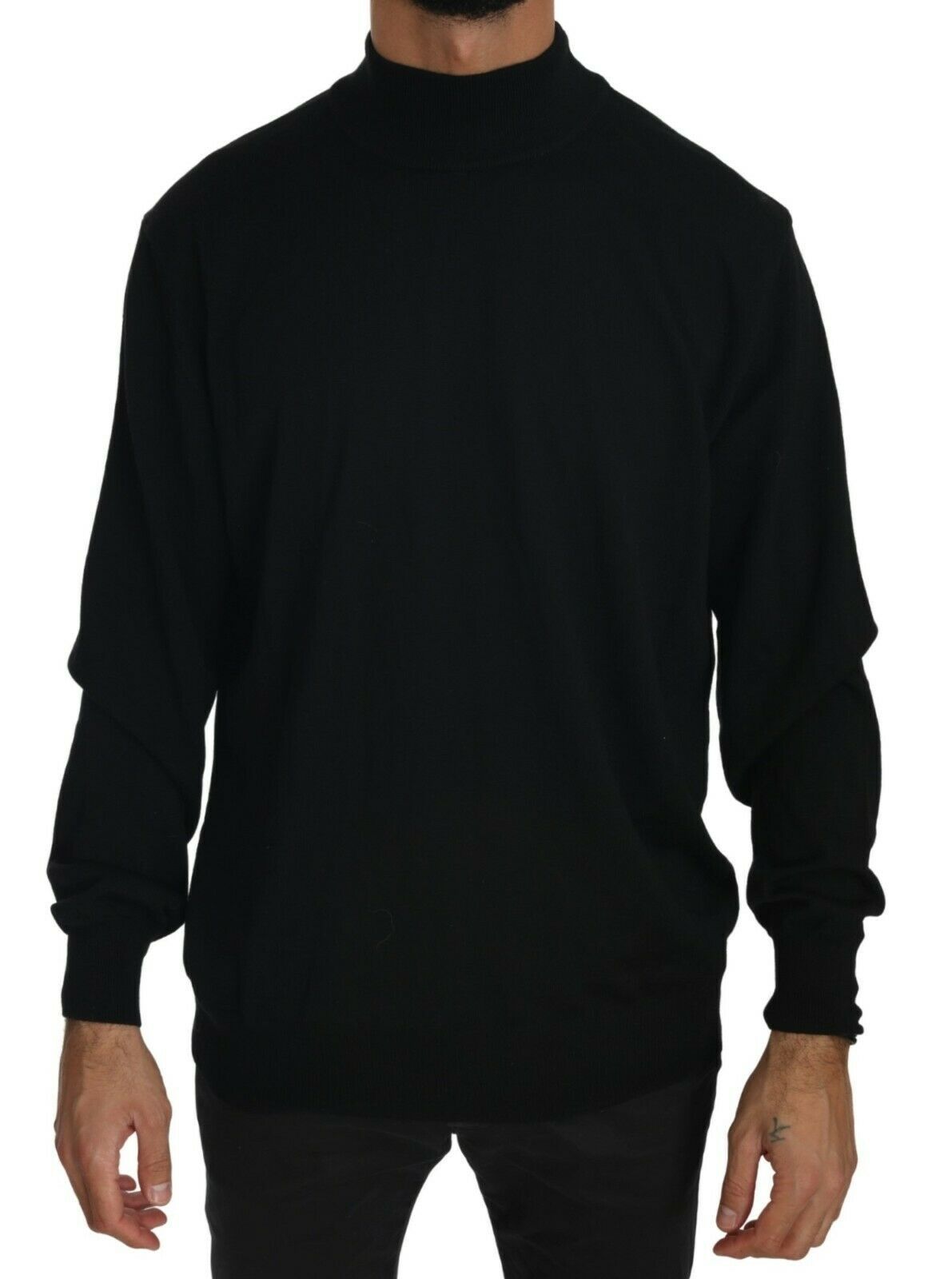 Pull en maille MILA SCHÖN noir en laine