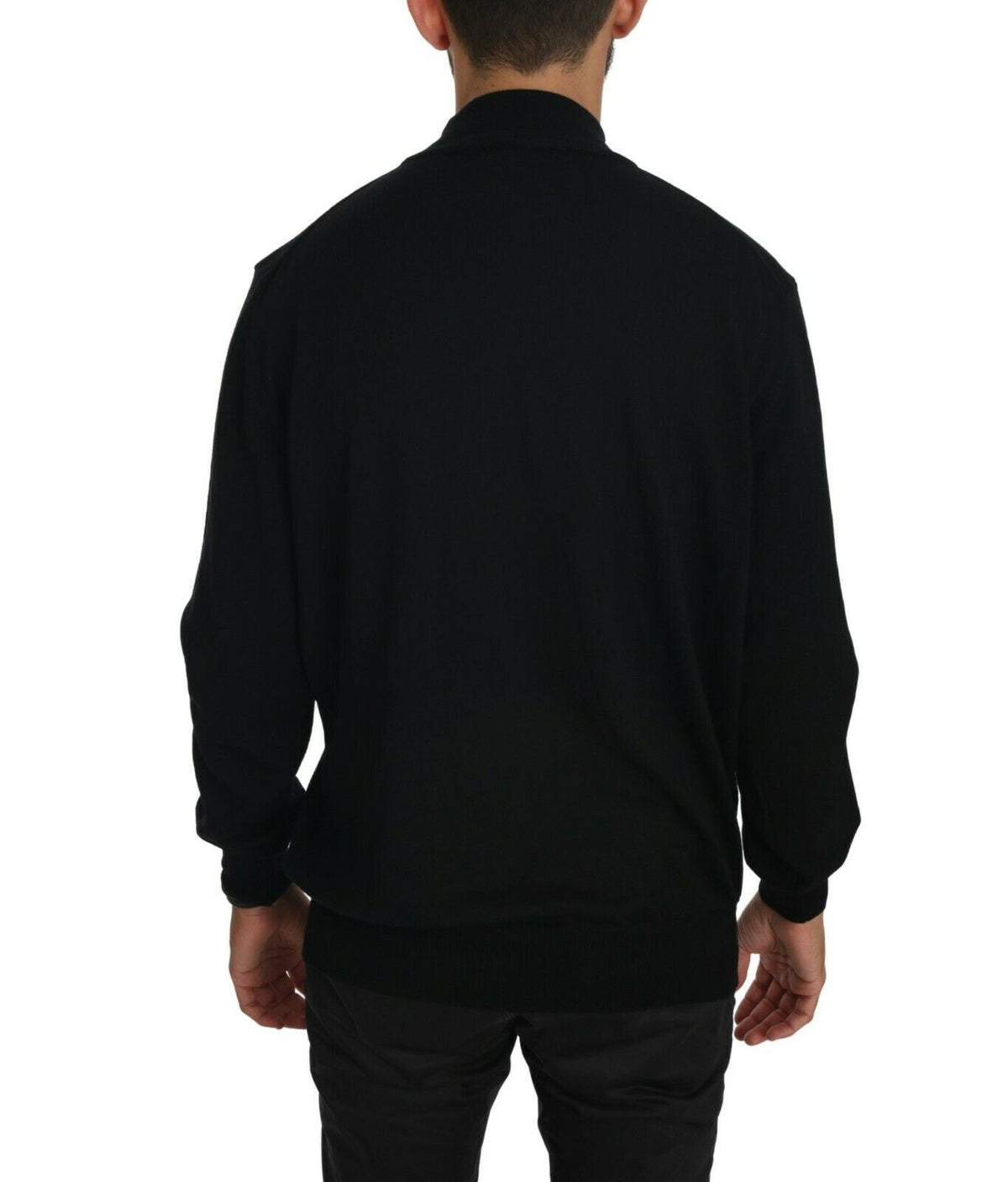 Pull en maille MILA SCHÖN noir en laine