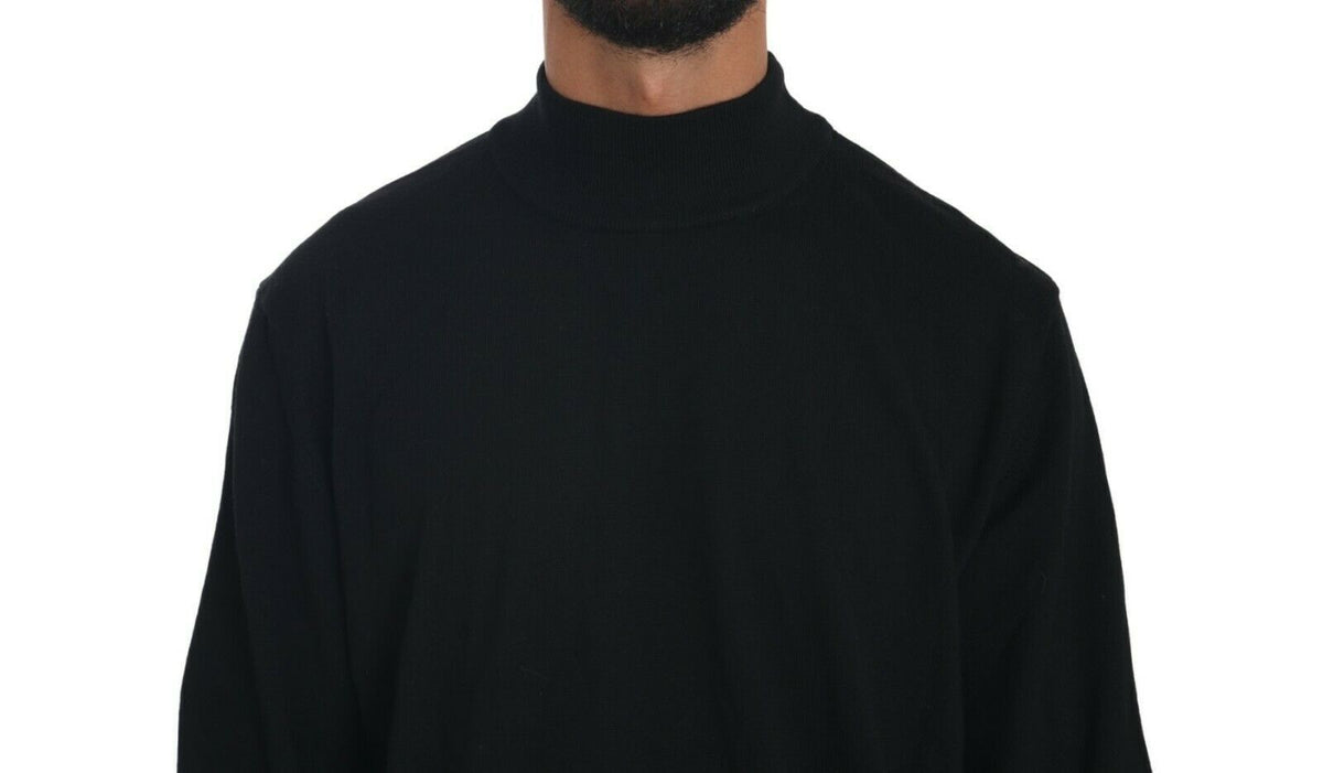 Pull en maille MILA SCHÖN noir en laine