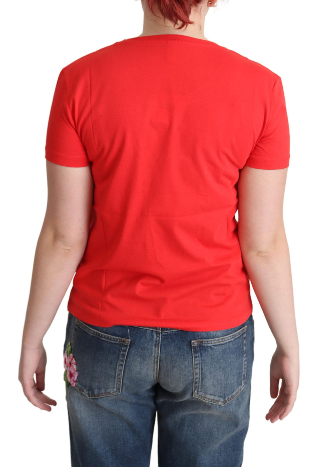 Chemise Moschino rouge en coton
