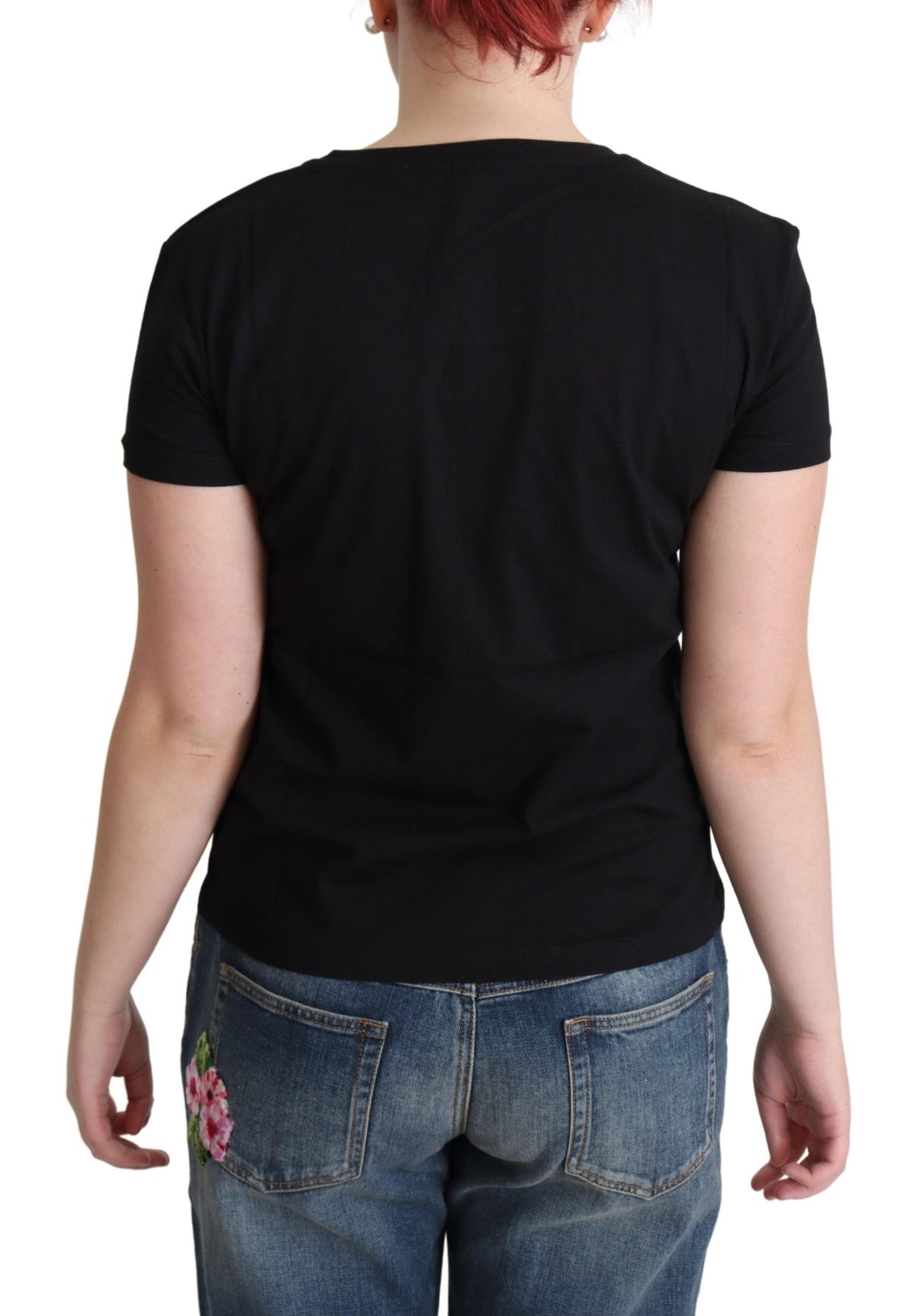 Chemise Moschino noire en coton