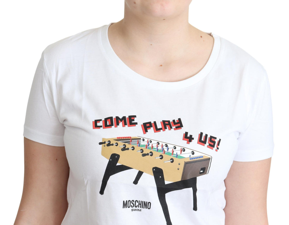 Chemise Moschino blanche en coton