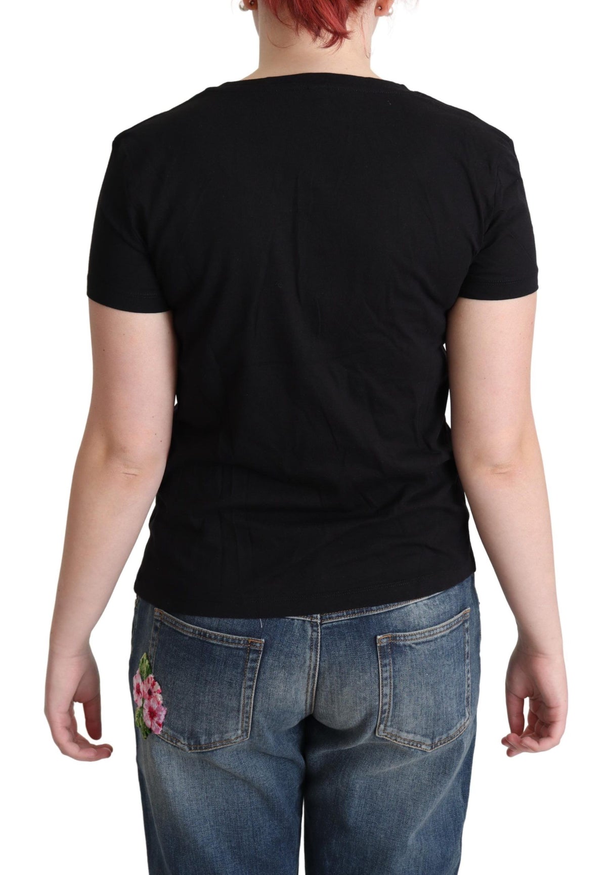 Chemise Moschino noire en coton