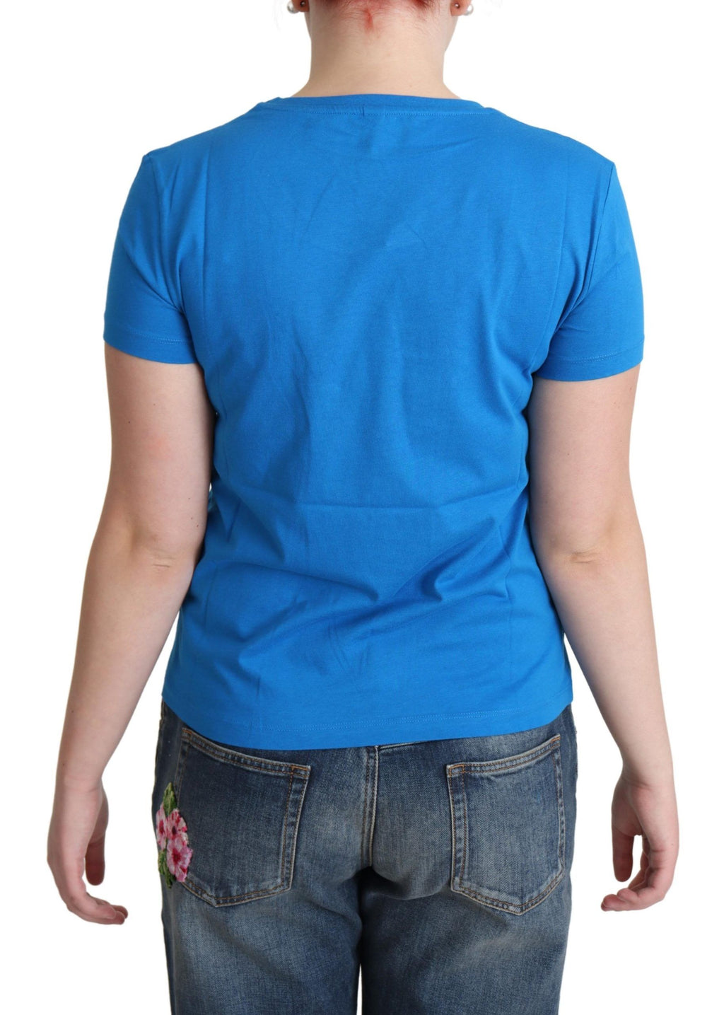 Chemise Moschino bleue en coton