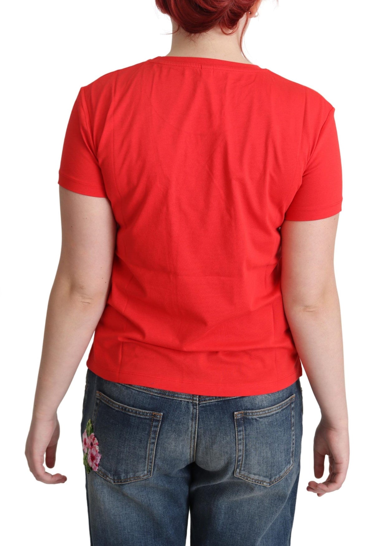 Chemise Moschino rouge en coton