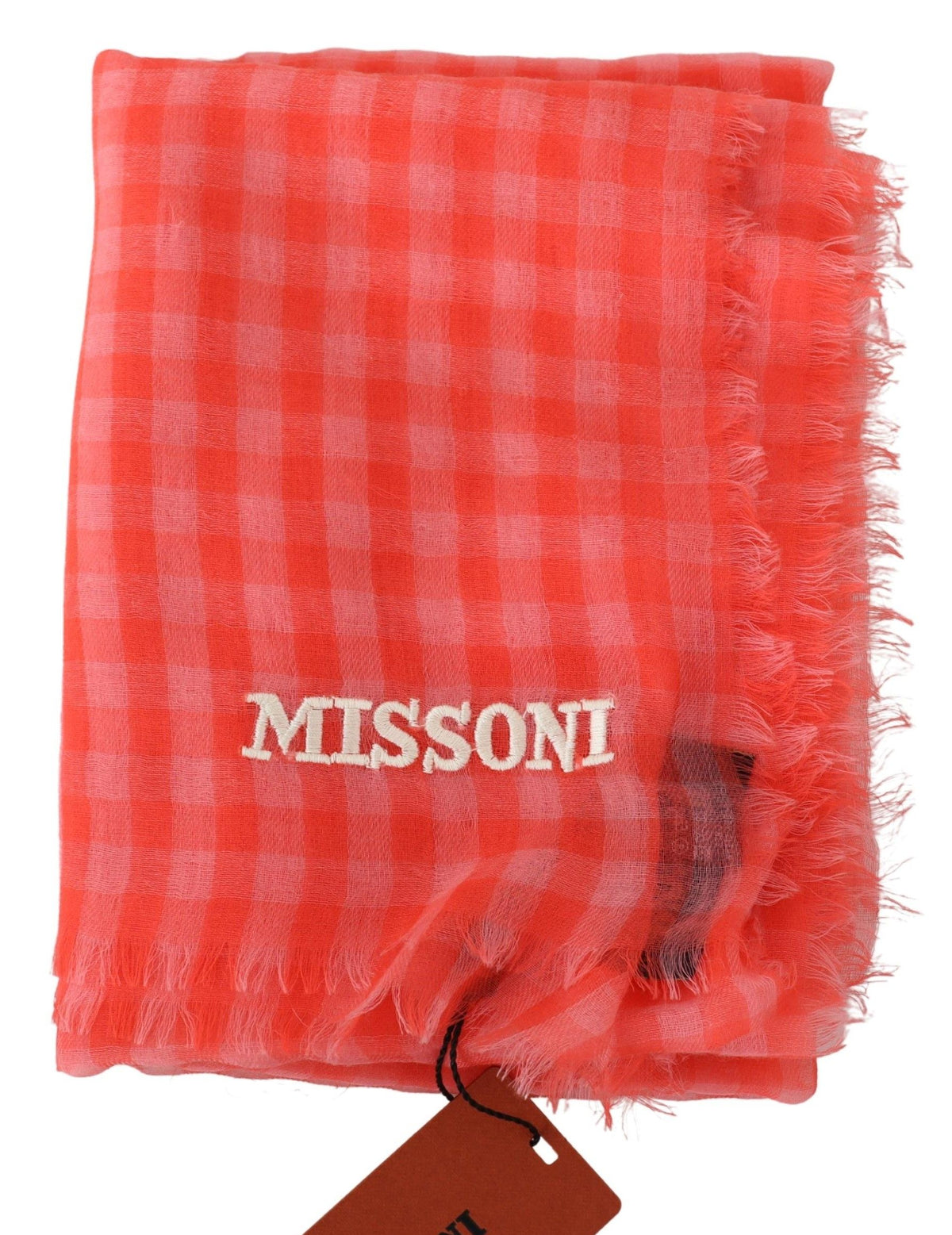 Écharpe Missoni orange en cachemire