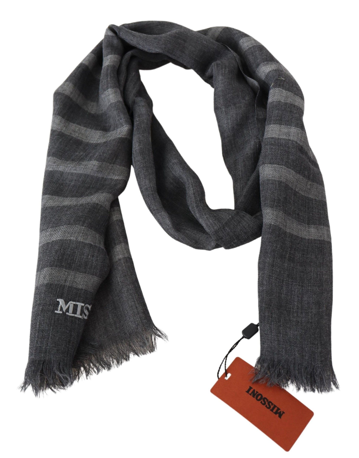 Écharpe Missoni grise en laine