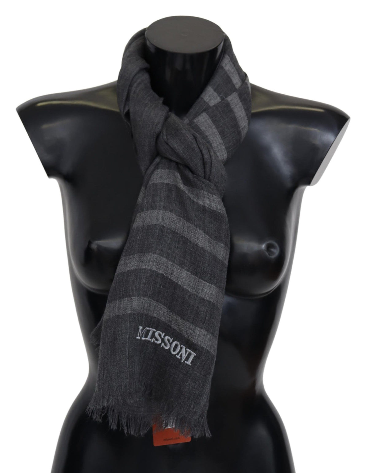 Écharpe Missoni grise en laine