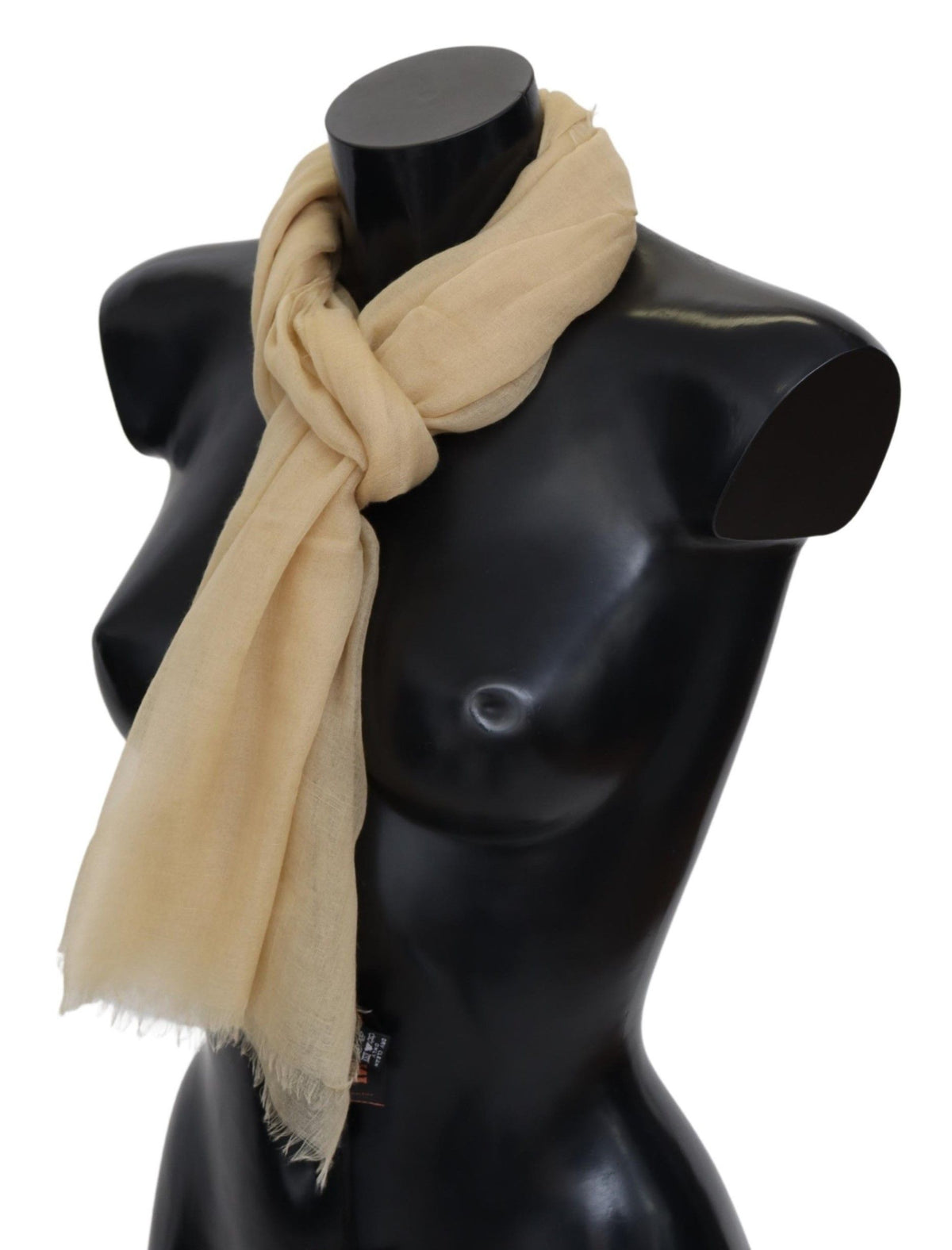 Écharpe Missoni beige en cachemire
