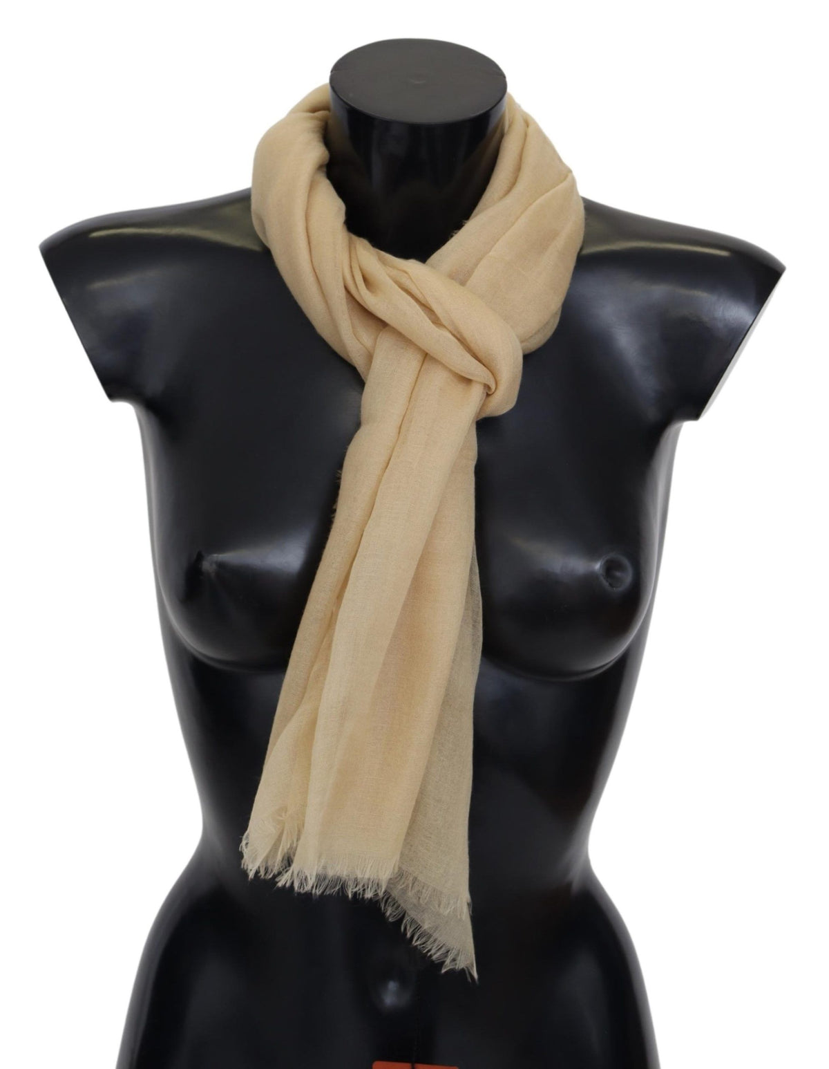 Écharpe Missoni beige en cachemire