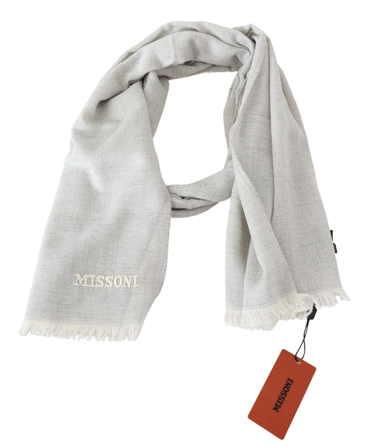 Écharpe Missoni grise en laine