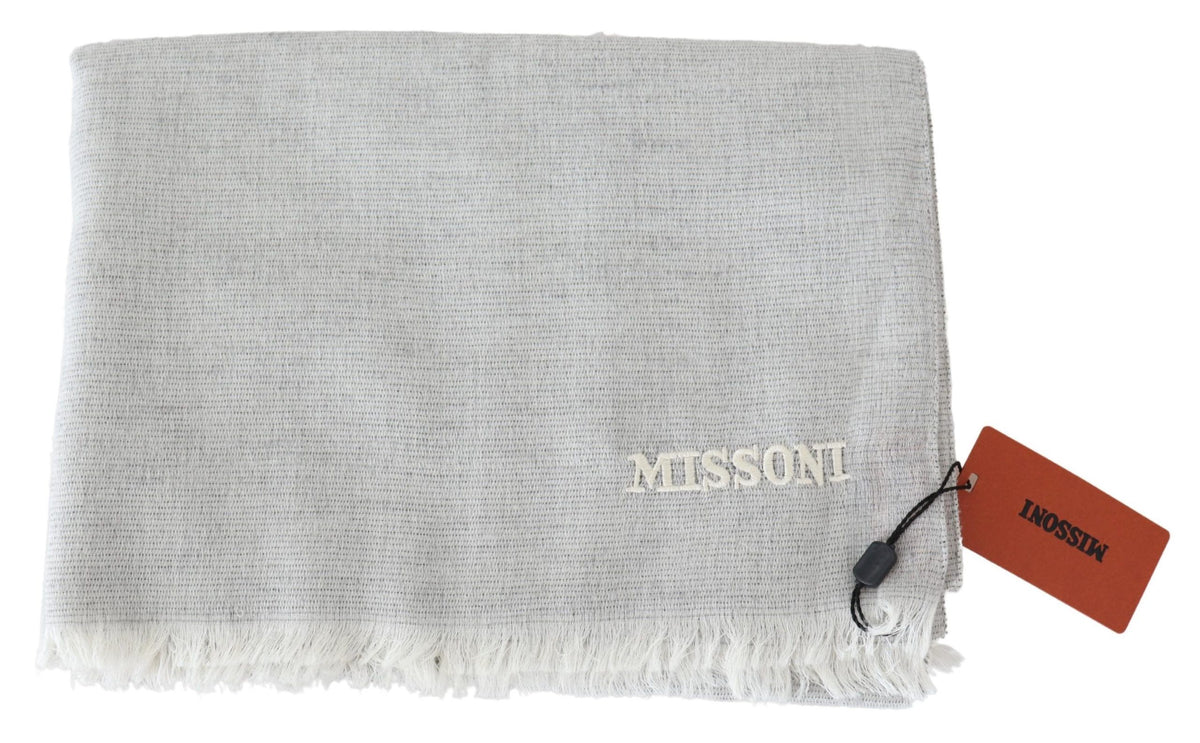 Écharpe Missoni grise en laine