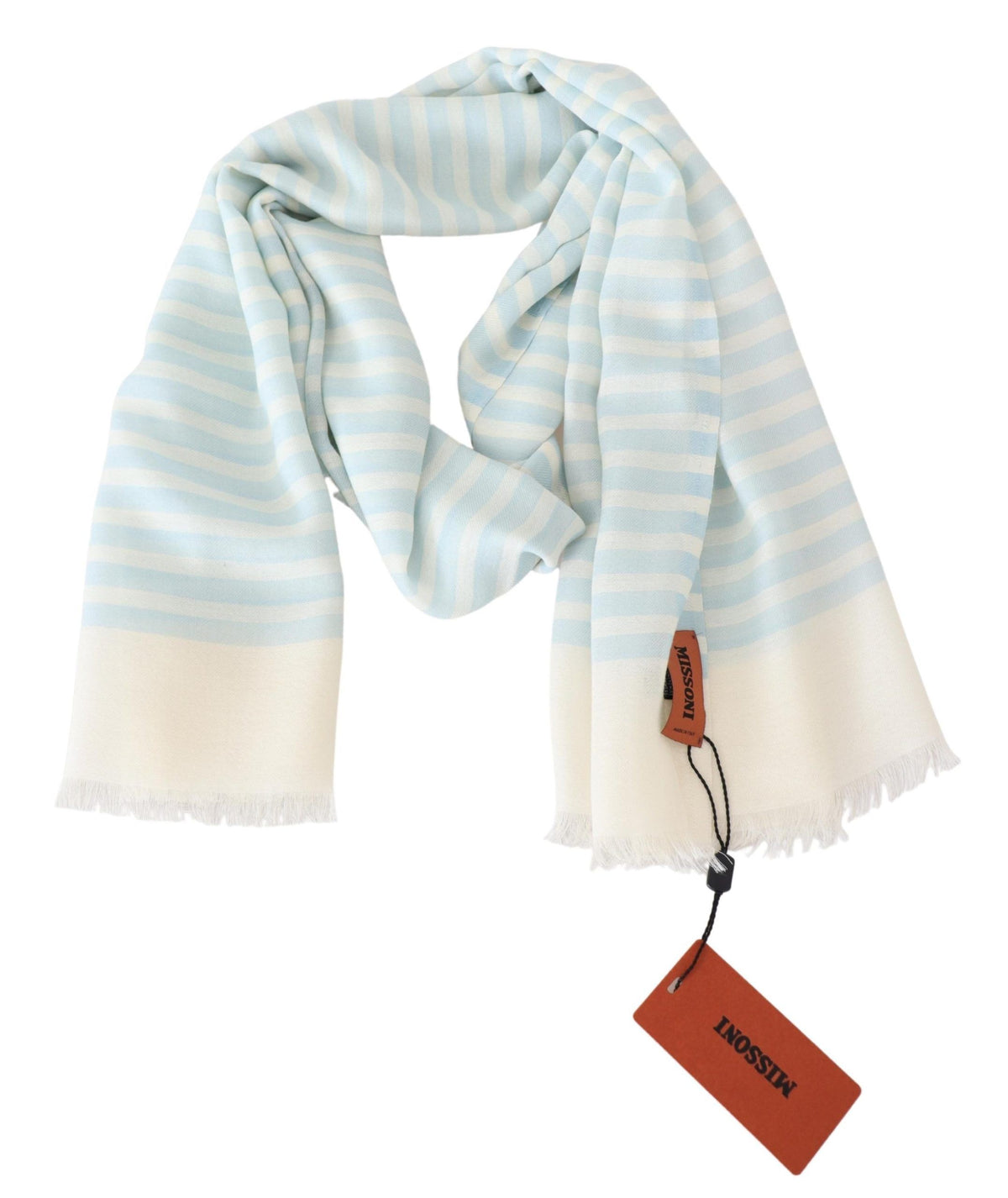 Écharpe Missoni blanche en cachemire