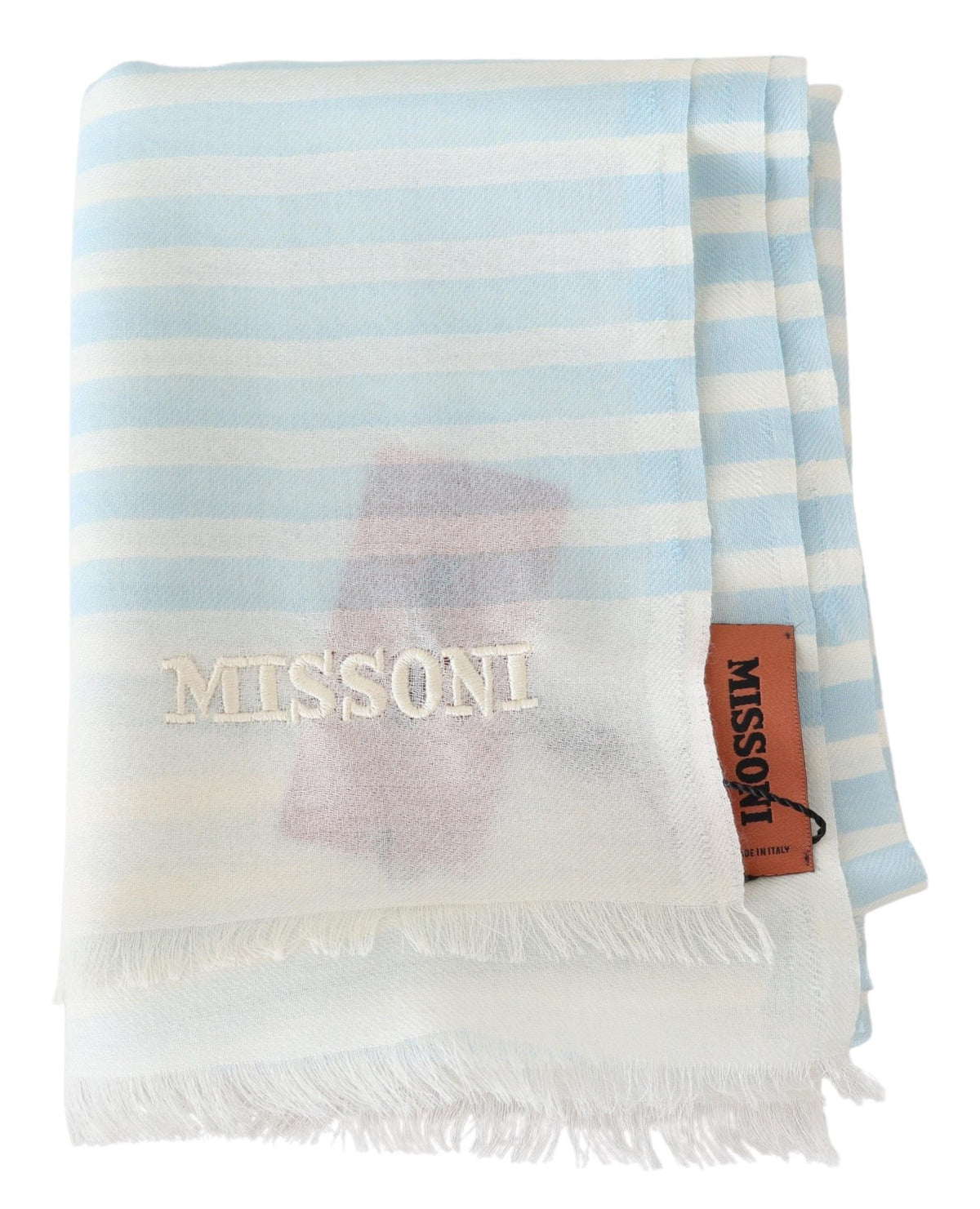 Écharpe Missoni blanche en cachemire