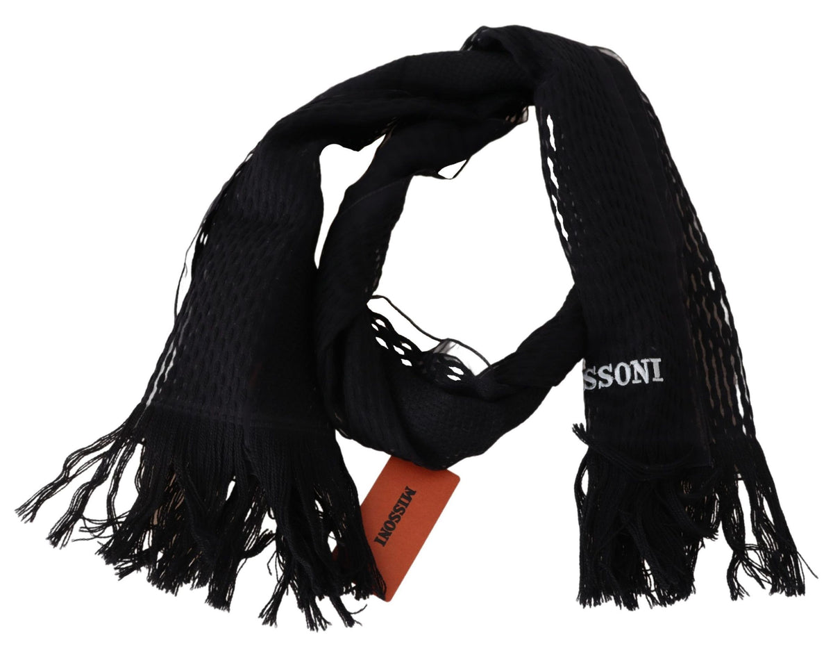 Écharpe Missoni noire en laine
