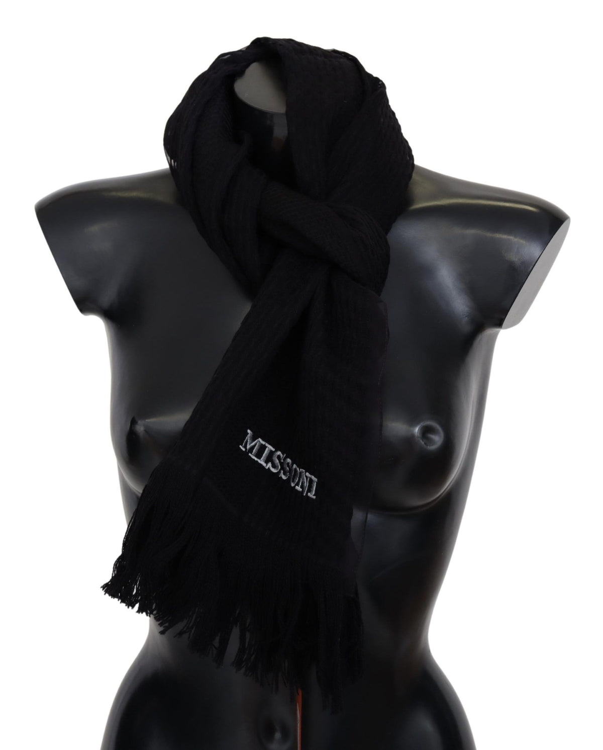 Écharpe Missoni noire en laine