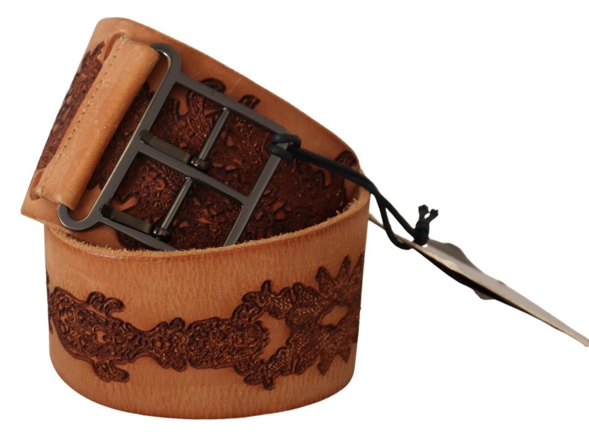 Ceinture Scervino Street noire en cuir