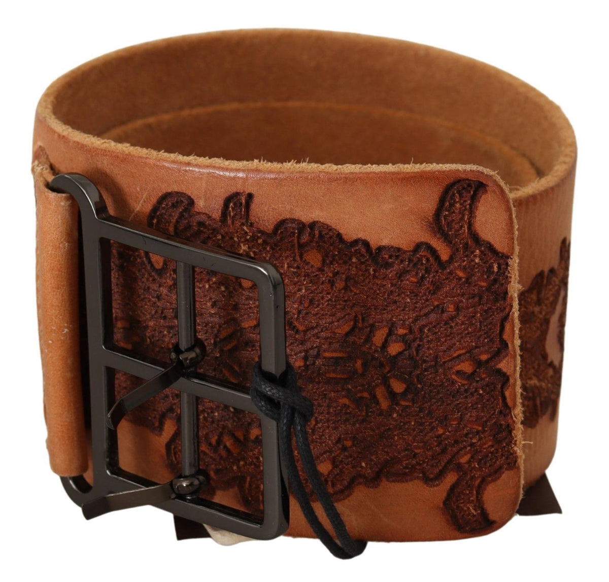 Ceinture Scervino Street noire en cuir