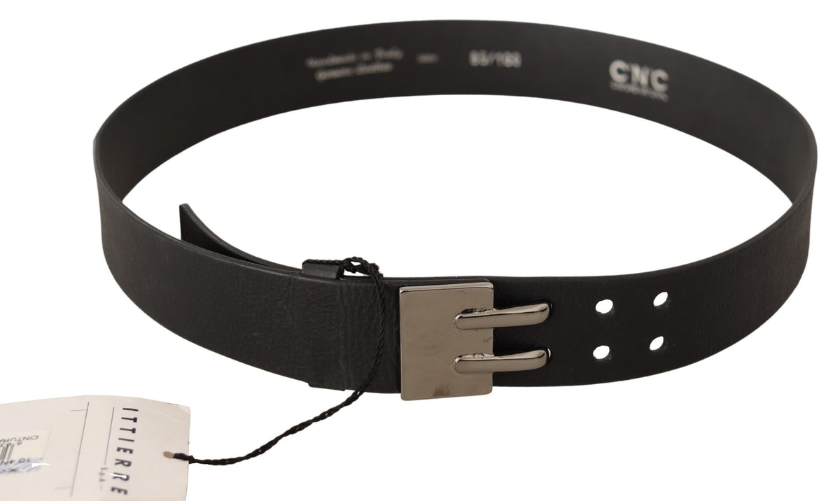 Ceinture Costume National noire en cuir