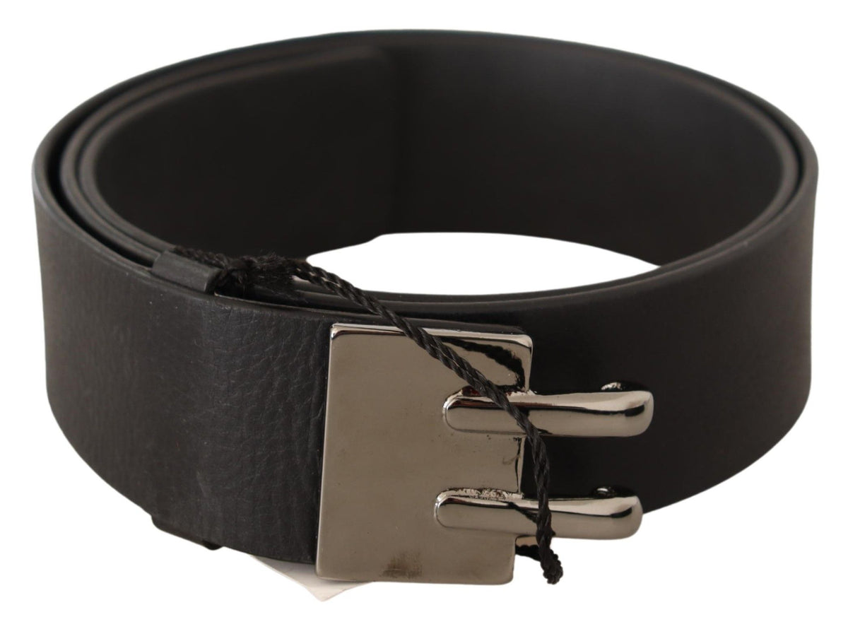 Ceinture Costume National noire en cuir