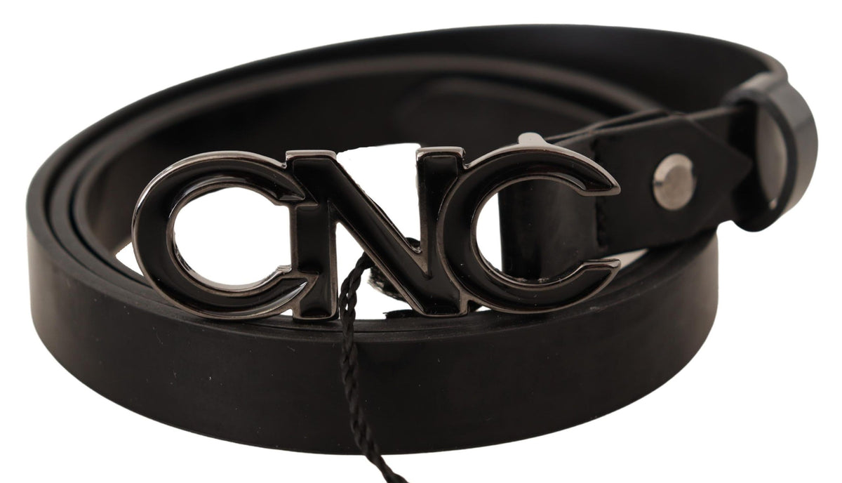 Ceinture Costume National noire en cuir