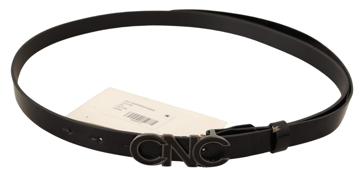Ceinture Costume National noire en cuir