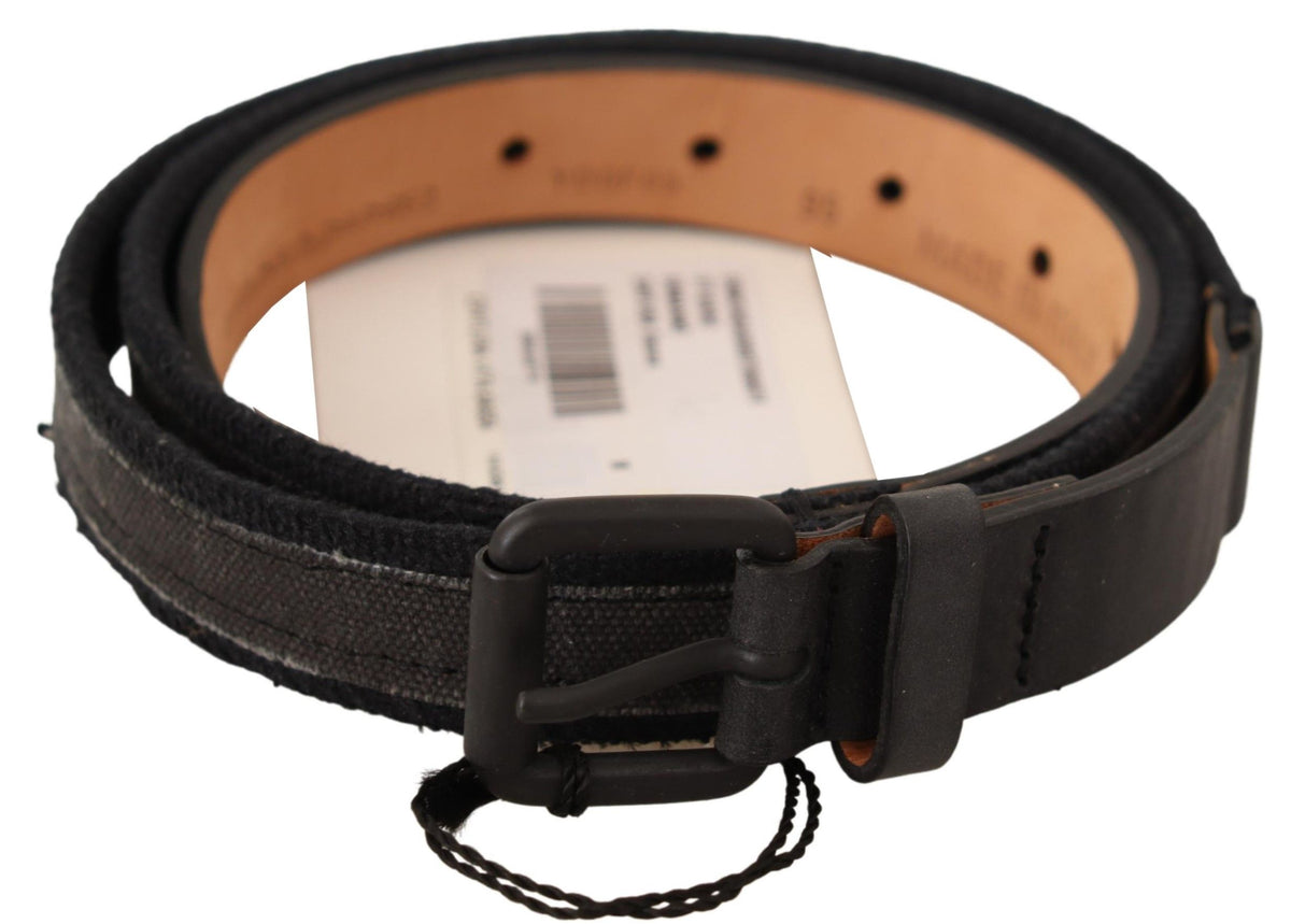 Ceinture Ermanno Scervino noire en cuir