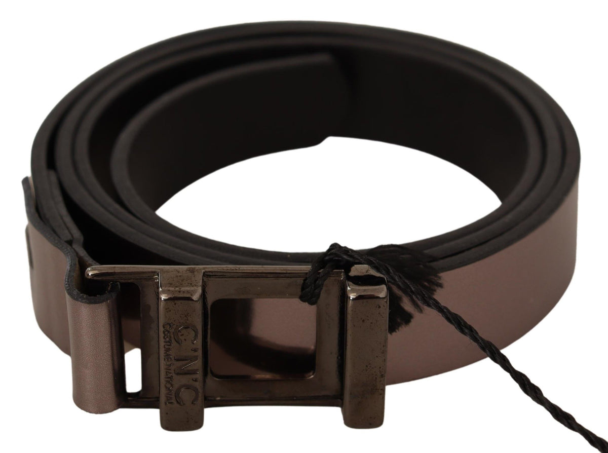 Ceinture Costume National rose en cuir
