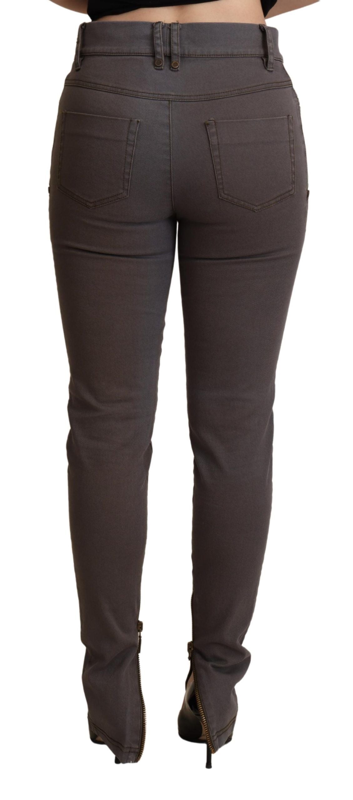 Jean PLEIN SUD marron en coton (skinny, stretch)