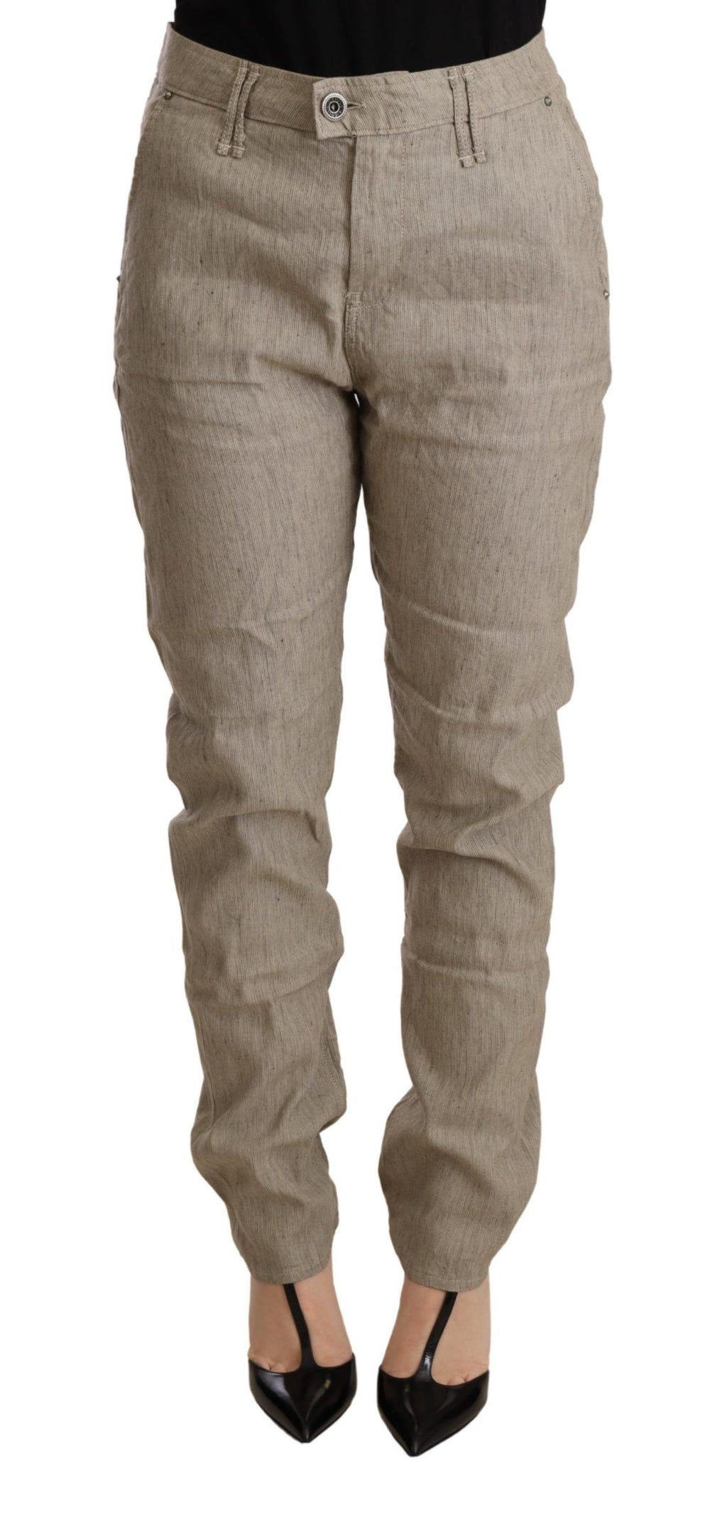 Pièce de créateur CYCLE beige (taille mi-haute, stretch)