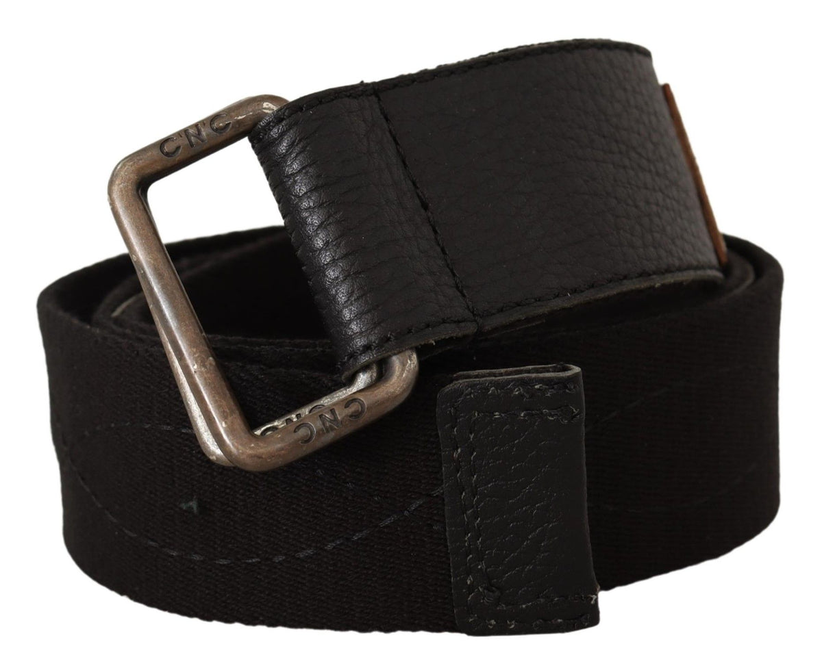 Ceinture Costume National noire en coton