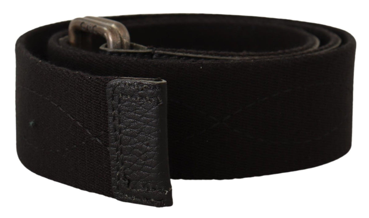 Ceinture Costume National noire en coton
