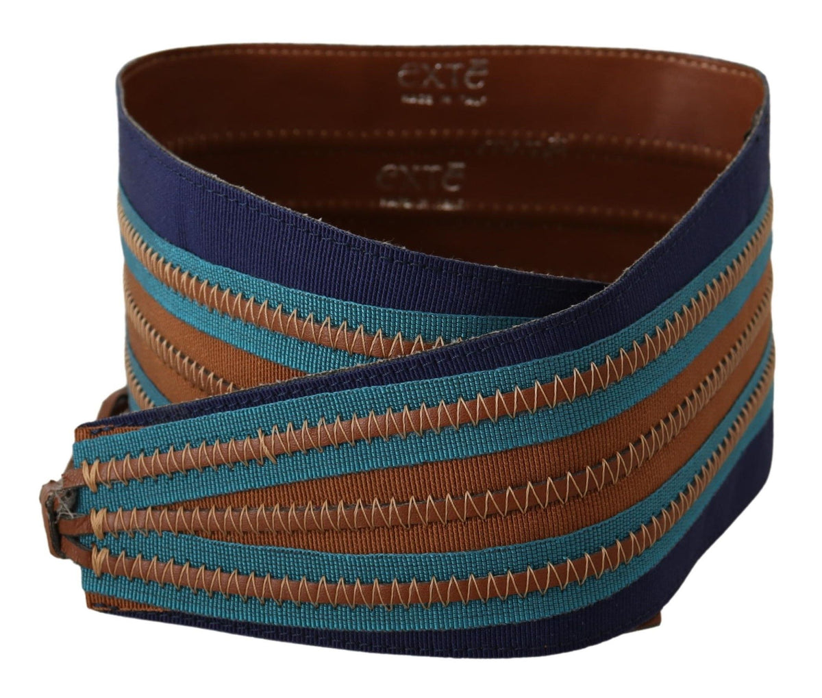 Ceinture Exte marron en cuir