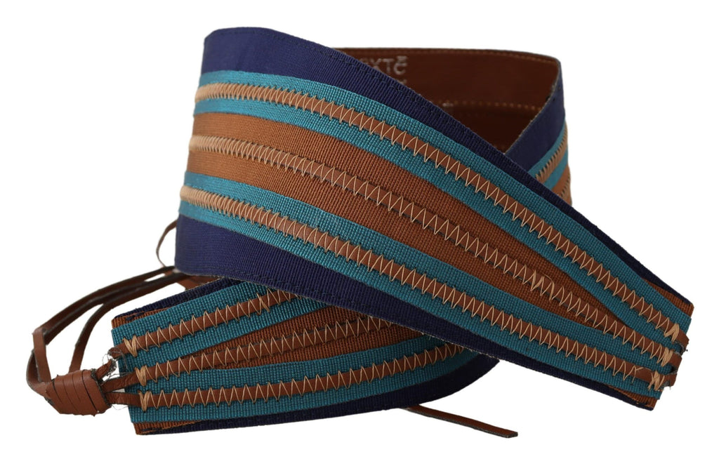 Ceinture Exte marron en cuir