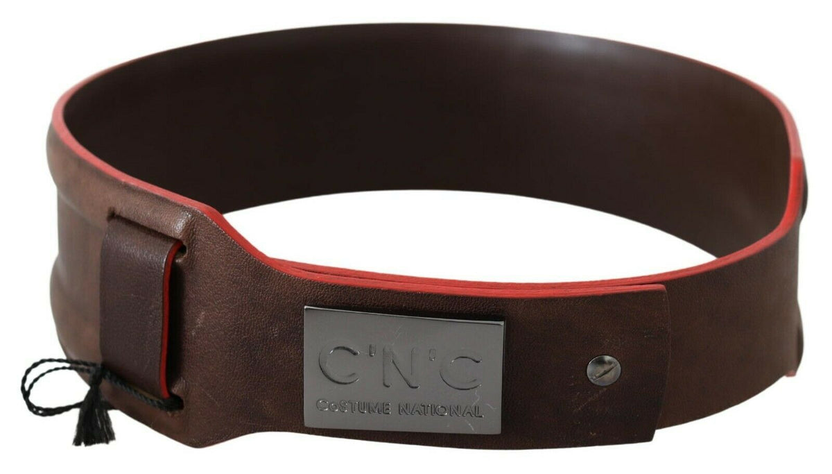 Ceinture en cuir Costume National marron